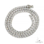 26 Pointer Diamond Tennis Chain 53.70 Gr 18 Inches 4mm 66818 - Image 3
