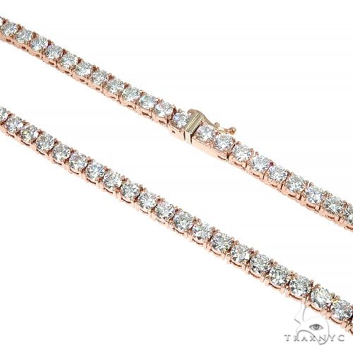 26 Pointer Diamond Tennis Chain   19.5 Inches 4mm 66817 - Image 2