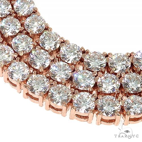 26 Pointer Diamond Tennis Chain   19.5 Inches 4mm 66817 - Image 4