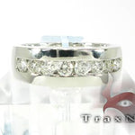 Mens 8 Channel Wedding Band 2616 - Image 4