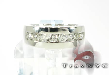 Mens 8 Channel Wedding Band 2616 - Image 4