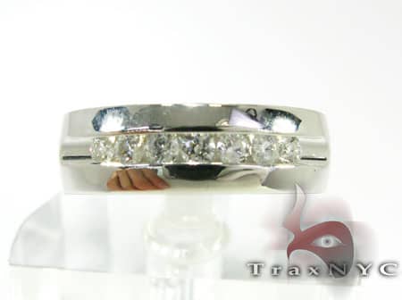 Mens Diamond Wedding Band 2635 - Image 2