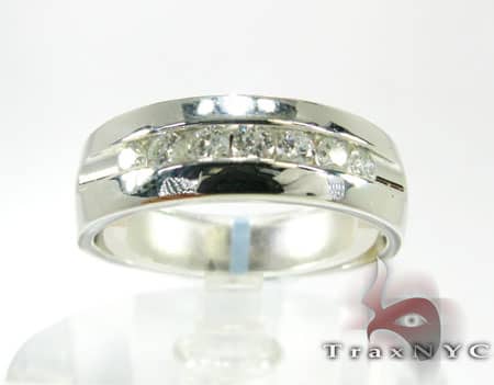 Mens Diamond Wedding Band 2635 - Image 3