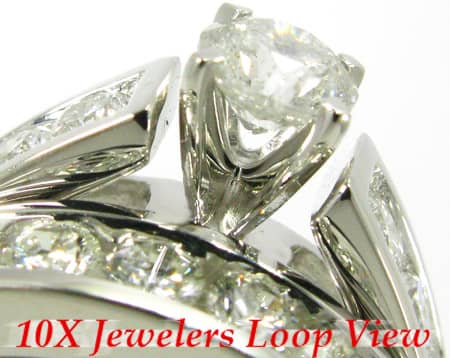 Ladies 18 Stone Tension Set 2690 - Image 3