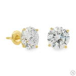 3 Ct each Diamond Stud Earrings 70768 - Image 4