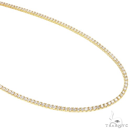 3 Pointer Parcel Diamond Tennis Chain 18 Inches 2.5mm 69825 - Image 1