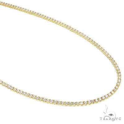3 Pointer Parcel Diamond Tennis Chain 19.80Gr 22 Inches 2.5mm 66816 - Image 1