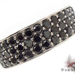 3 Row Black Diamond Ring 2 33425 - Image 1