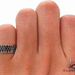 3 Row Black Diamond Ring 2 33425 - Image 6