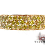 3 Row Canary Color Diamond Ring 2 28462 - Image 2