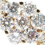 3 Row Chrysanthemum Diamond Ring 40827 - Image 3