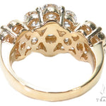 3 Row Chrysanthemum Diamond Ring 40827 - Image 5