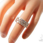 3 Row Diamond Eternity Band 64497 - Image 6