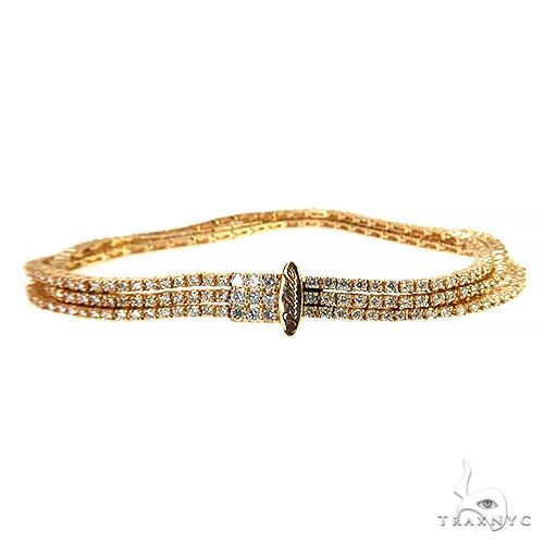 3 Row Diamond Tennis Bracelet 67992 - Image 2