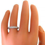 3 Row Diamond Wedding Band Lab 69159 - Image 5