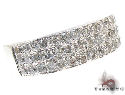 3 Row Pave Diamond Ring 20977 - Image 1