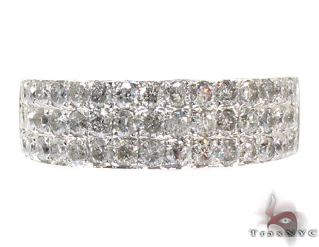 3 Row Pave Diamond Ring 20977 - Image 2
