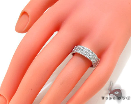 3 Row Pave Diamond Ring 20977 - Image 8