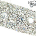 3 Row Pave Diamond Ring 31094 - Image 3