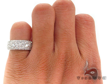 3 Row Pave Diamond Ring 31094 - Image 7