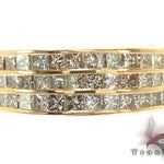 3 Row Princess Cut Diamond Ring 22583 - Image 2