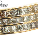 3 Row Princess Cut Diamond Ring 22583 - Image 3