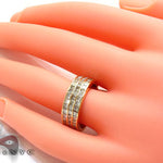 3 Row Princess Cut Diamond Ring 22583 - Image 7