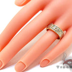 3 Row Princess Cut Diamond Ring 22583 - Image 8