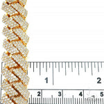 3 Row Prong Set Diamond Cuban Bracelet 66887 - Image 7