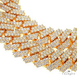 2  Row Prong Set Diamond Cuban Chain 66885 - Image 4