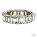 30 Pointer Emerald Diamond Eternity Ring 68017 - Image 1