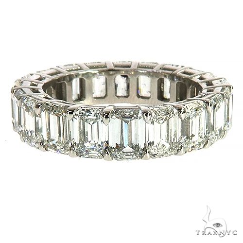 30 Pointer Emerald Diamond Eternity Ring 68017 - Image 1