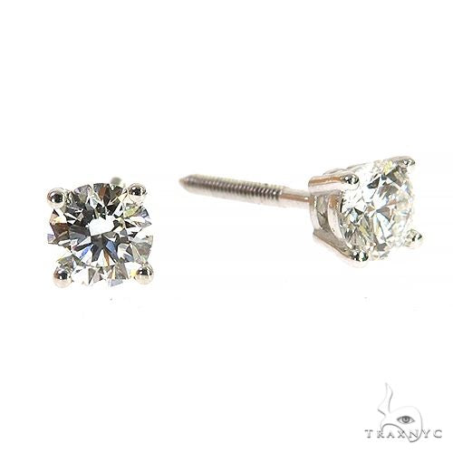 30 Pt Lab Diamond Stud Earrings 68060 - Image 2