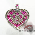 Mini Ruby Heart Pendant 3426 - Image 8