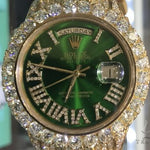 36mm Fully Iced 18K Yellow Gold Presidential Rolex Watch 63899 - Image 1