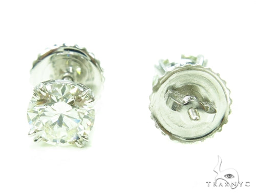Prong Diamond Stud Earrings 37835 - Image 5