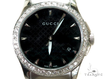 Pave Diamond Gucci Watch YA126502 39581 - Image 1