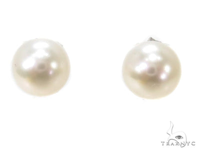 Pearl Gold Earrings 39656 - Image 1