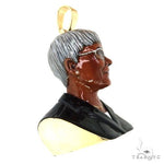 3D Torso Realistic Face Enamel Pendant 67867 - Image 2