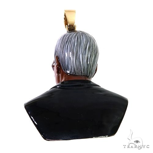 3D Torso Realistic Face Enamel Pendant 67867 - Image 4