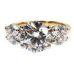 3 Stone Diamond Engagement Ring (Lab) 68232