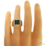 3x3 Emerald Diamond Ring 67677 - Image 6