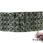 4 Row Black Diamond Ring 27872 - Image 2