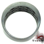 4 Row Black Diamond Ring 27872 - Image 5