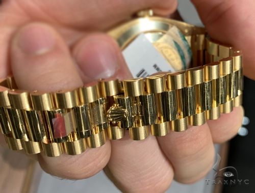 40mm Mens 18K Yellow Gold Diamond and Rubies Rolex Presidential 65032 - Image 4