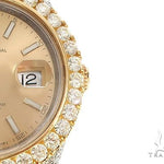 41mm Two Tone Fully Iced Out Rolex Datejust Watch Jubilee Band 65022 - Image 5