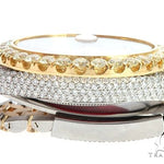 41mm Two Tone Fully Iced Out Rolex Datejust Watch Jubilee Band 65022 - Image 8