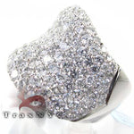 Ladies Pave Ball Room Ring 4375 - Image 3