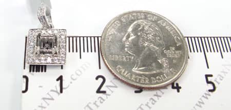 Square Semi Mount Pendant 4578 - Image 5