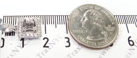 Square Semi Mount Pendant 4578 - Image 6